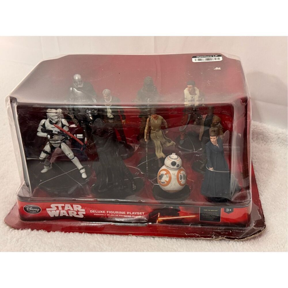 DISNEY Star Wars the Force Awakens 10 Deluxe Figurine Set